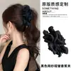 Presilha de banana fofa estilo coreano com bolinhas, presilha vertical para mulheres, presilha torcida de alta qualidade para estilizar o cabelo, grampo de cabelo elegante, acessório de cabelo doce