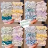 Scrunchie de Alta Qualidade Estilo Coreano para Mulheres, Elástico para Cabelo, Acessório de Cabelo Doce Francês Estilo Ins, Faixa de Cabelo Fofa