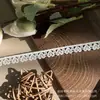 Em estoque Novo Lolita Bordado Solúvel Em Água Lace Leite Seda Único Lado Flor Onda Lace Lace Código De Barras