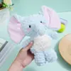 Juguete para perro tipo elefante de orejas grandes transfronterizo, duradero y resistente a la masticación, alivia el aburrimiento, para afilar los dientes, con sonido, peluche para perros Teddy y Corgi, suministros para mascotas