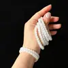 Pulsera de Jade Blanco Oscuro Amor Jade Imitación Jingji Ganso Pulsera de Jade Temperamento Casual Pulsera Dulce de Jade Pulsera de Bienestar Transmisión en Vivo