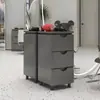 Armário de ferramentas para barbearia suprimentos para salão de beleza carrinho pequeno salão de cabeleireiro prateleira de armazenamento multifuncional ferramentas para salão de cabeleireiro