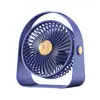 Ventilador Pequeno de Mão Ventilador de Resfriamento Violento para Mesa Dobrável Turbina Mini Portátil com Clipe Ventilador Recarregável por USB