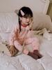 Conjunto de Ropa de Otoño para Niños y Pantalones Largos Algodón Puro Pijama sin Costuras para Bebé Niña Conjunto de Dos Piezas Ropa Interior para Niño Ropa para Bebé para Estar en Casa