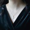 Colgante de calabaza de plata s925 para mujer, collar con incrustaciones de jade hetiano, colgante de cadena de clavícula de jade blanco, estilo étnico, elegante, pequeño
