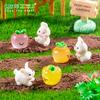 Micropaisaje con expresión luminosa, bonito y bonito paisajismo para jardinería de vegetales, decoraciones DIY, bolsas ciegas, accesorios colgantes, pequeños adornos.