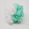 50g Bola de Baño Fabricante Venta al por Mayor Popular Súper Suave Bola de Baño Grande Combinación de Doble Color Flor de Baño Red Suave para Hacer Espuma para Baño