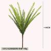 Hierba helecho simulación fila de hierba helecho océano diente helecho manojo pequeño pared de planta verde material plástico hierba ondulada arena dorada mar flor de simulación de alta calidad