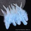 Venta Directa de Fábrica de Puntas de Plumas Blancas Cortas Materiales para Manualidades DIY Accesorios para Atrapasueños Juguetes para Mascotas Palo Atrapagatos Decoraciones