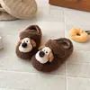 Zapatos de Algodón Lindos de Dibujos Animados Estilo Coreano para Niños Zapatos Peludos con Forro de Felpa para Niñas Zapatos Birkenstock Cálidos Versátiles Retro para Niños
