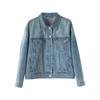 Chaqueta 'Bagel Denim' de Xingge Heavy Industry Adornada con Pedrería Otoño 2024 Nueva Chaqueta de Mezclilla Adelgazante y a la Moda