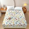 Comercio Transfronterizo Amazon Cubrecama de Cobertura Total Impermeable Sábana Ajustable Cubrecama Protector de Colchón Individual Dormitorio