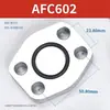 Placa ciega con brida hidráulica AFC Acero al carbono Placa ciega con brida dividida SAE JB/ZQ4187-97 Sello de ranura para junta tórica