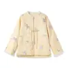 Estilo Novo de Inverno Estilo Chinês Bordado de Borboleta Retalhos de Pelo de Visão Jaqueta de Algodão Fivela Estilo Chinês Jaqueta Acolchoada Quente Ny010