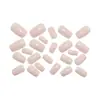 Color Sólido Rosa Claro Brillante Arte de Uñas Uñas Portables Acabadas Parches para Uñas Postizas Piezas de Uña Desmontables Venta al por Mayor Pegamento de Gelatina