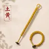 Cuerda Trenzada Hecha a Mano Llavero DIY Colgante para Bolso Accesorio Asa de Cuerda Cuerda Bucle Abierto Colgante