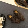 Tênis casuais esportivos com cadarço, tênis femininos respiráveis, tênis de treino alemão, modelo 2026, com aumento interno de altura, estilo ballet color block para primavera e outono, novo design com cadarço