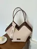 Bolso Cruzado Casual de Moda Verano 2026, Gran Capacidad, Diseño Nuevo Único para Mujer, Estilo de Nicho, Bolso Tote con Contraste de Color