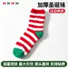 Meias de Natal transfronteiriças outono e inverno novas meias de fleece de coral para mulheres, meias de dormir espessadas, meias de chão de desenho animado, meias de cano médio atacado