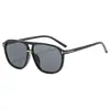 Gafas de Sol Pilot con Doble Puente de Moda Europea y Americana Gafas de Sol de Estilo Trendy Transfronterizas Gafas de Sol para Conducir al Aire Libre