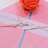 Versión coreana de plata esterlina S925 DIY Perla para llevar cadena de corazón transfronteriza explosiones moda comodín Passepartout cadena de caja al por mayor