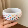 Pulsera Geométrica de Acrílico de Resina Brazalete Estilo Vintage Retro para Mujer Nicho Sentido de Diseño Único Joyería para la Mano