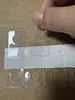 Cor em estoque caixa de cor gancho de plástico gancho adesivo autoadesivo adesivo de fivela de animal de estimação para avião gancho transparente sem costura de PVC gancho para furo de avião