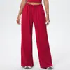 Pantalones Anchos de Pierna con Cordón Transpirables Europeos y Americanos Transfronterizos Ropa Deportiva de Yoga con Tirantes de Moda y Mangas Largas