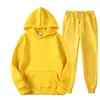 Suéter largo com capuz quente e forrado de lã, marca de moda europeia e americana, novo para primavera e outono, conjunto casual masculino e feminino