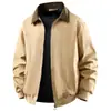 Talla Europea 2025 Primavera y Otoño Nueva Ropa de Trabajo Chaqueta Holgada Chaqueta para Hombres y Mujeres Mismo Estilo Chaqueta con Solapa Ropa Exterior Holgada Americana