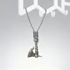 Colar Transfronteiriço Retrô Viking Nó Triângulo Machado Pingente de Aço Inoxidável Moda Liga Colar Viking Punk Hip-Hop