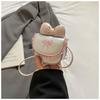 Nueva Moda Moño Mini Bolsita de Labios Bolso de Hombro Lunares Encaje Lindo Bolso de Mujer Bolso Cruzado Moderno