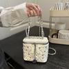 Bolso Pequeño Estilo Coreano Acolchado Estilo Chanel con Cadena Bolso Caja Versátil para Mujer Verano 2026 Nuevo Bolso Cruzado Cubo Venta al por Mayor