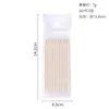 Palito de Laranja para Nail Art de Tamanho Múltiplo, Palito de Madeira para Nail Art, Ferramenta de Pontilhismo, Palito de Bambu, 100 Peças, Ferramenta de Nail Art Embossada