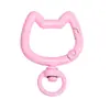 Cabeza de Gato Colorida Broche de Resorte Accesorios para Joyería DIY Accesorios de Llavero Abierto de Aleación Amuletos para Bolsos Cuentas para Joyería
