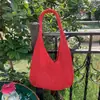 Bolso Tejido de Punto Hueco Estilo Ins Nuevo, Bolso de Mano de Punto de Gran Capacidad de Verano a la Moda Estilo Perezoso de un Solo Hombro
