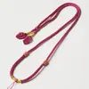 Colar Pingente Cordão Trançado à Mão DIY Fio Dourado Estilo Chinês Fio para Pendurar Jade Fivela de Segurança Pixiu Atacado