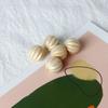 Cuentas Micro-flash Color Macaron de Calabaza Cuentas Acrílicas de Resina Japonesa Aretes Hechos a Mano Material para Aretes Accesorios
