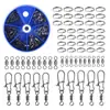 Conjunto Weihe Outdoor de 66 Peças Tipo a Anel em Oito Anel Duplo Acessórios para Pesca de Arremesso Equipamento de Pesca Atacado Transfronteiriço