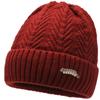Sombrero de Invierno y Otoño con forro polar para anciano, gorro de punto, cálido sombrero de lana para madre, sombrero grueso, sombrero para mujer para exteriores a prueba de frío