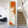 Pintura decorativa de tira delgada para el recibidor, pegatina simple para pasillo y pasillo, versión vertical para columnas estrechas, arte de pared autoadhesivo, una opción de regalo perfecta