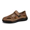 Sandálias Masculinas de Verão Amazon Transfronteiriças de Dedo a Dedo Respiráveis Novas Versátil Tamanho Grande 48 Sapatos de Praia Vazados Sapatos de Malha