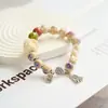 Jingdezhen nova pulseira de cerâmica pulseira de coração de menina infantil círculo único joia desenho animado fofo suprimento de barraca atacado