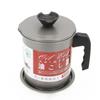 Olla de aceite con filtro para el hogar, japonesa, de gran capacidad, de acero inoxidable 304, fácil de limpiar, para verter restos de aceite, olla para almacenar aceite