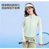 Ropa Deportiva Original de Hilo de Seda Helada para Dar Forma Ligera con Protección Solar y Cuello Alto, Chaqueta de Verano Ajustada para Correr y Viajar, Protección UV para Acampar