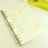 Libro de hojas sueltas DIY hebilla de anillo metálico para hojas sueltas de 3 agujeros 6 agujeros 9 agujeros clip metálico de almacenamiento para encuadernación de diario de 20 agujeros 26 agujeros