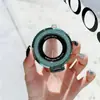 Adecuado para hombres y mujeres, soporte de anillo invisible portátil, soporte de carga magnético multifuncional para teléfonos Apple, modelo universal con patrón de CD