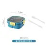 Caja de Ensalada Sellada de Gran Capacidad, Lonchera de Plástico con Compartimentos, Lonchera Apta para Microondas, Lonchera Portátil para Trabajadores de Oficina