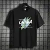 Camiseta Masculina de Manga Curta de Seda Gelada, Nova Tendência Casual Solta de Meia Manga Verão 2026, Roupas Masculinas, Tops da Moda