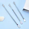 Espátula de Unha Dupla - Empurrador de Cutícula Dupla Face e Ferramenta de Limpeza de Unhas para Manicure e Pedicure Profissional